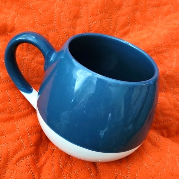 Fuji Boeki-looking mug, LG Sz, Stoneware, Nantucket Blue, excellent like new! - Picture 3 of 9